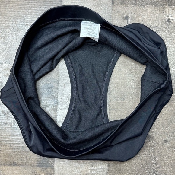 Boden High Waisted Black Bikini Swimwear Sleek Stretchy Design size 10 - Picture 5 of 7